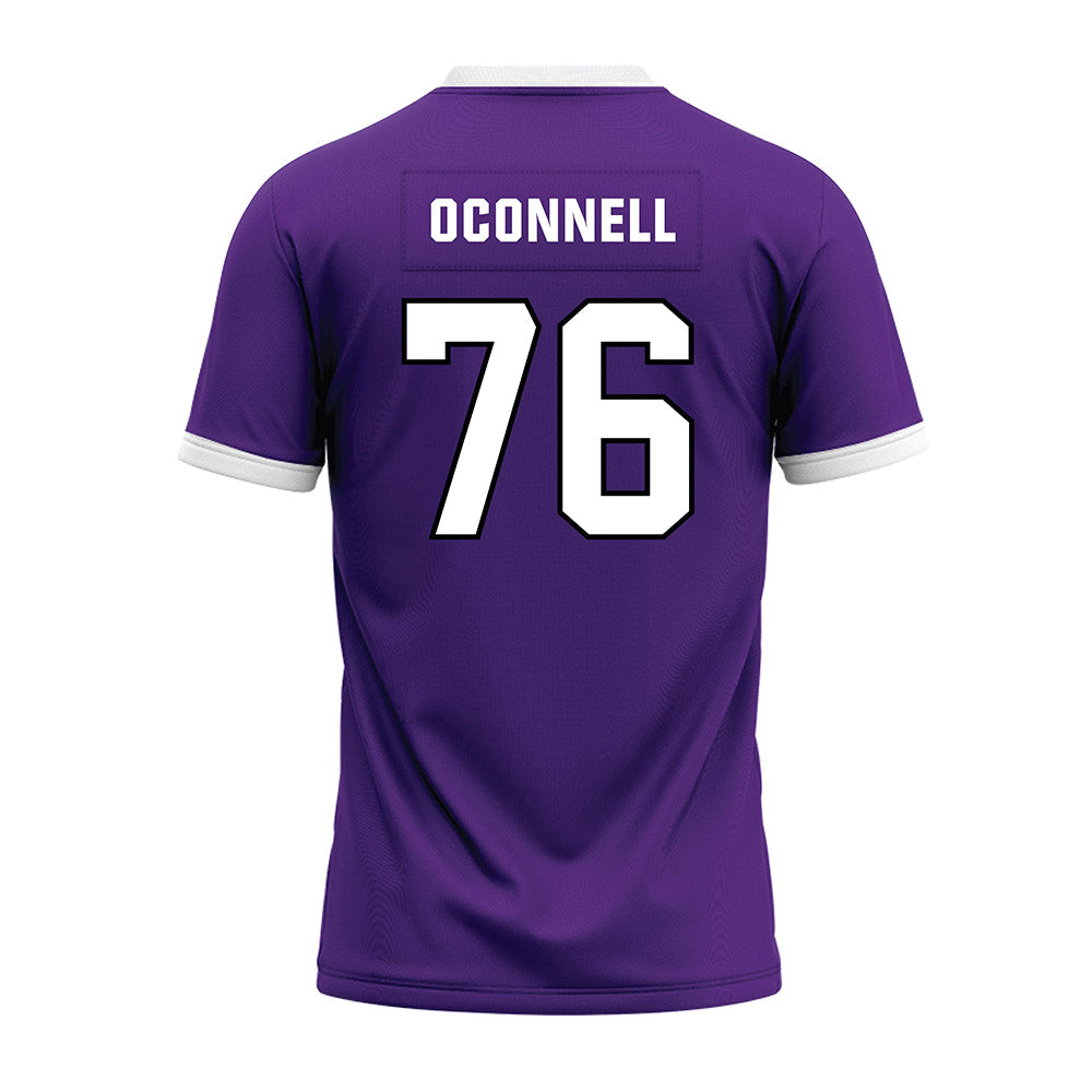 Northwestern - NCAA Football : Michael OConnell - Purple Premium Football Jersey-1