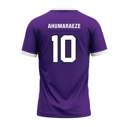 Northwestern - NCAA Football : Ricky Ahumaraeze - Purple Premium Football Jersey-1