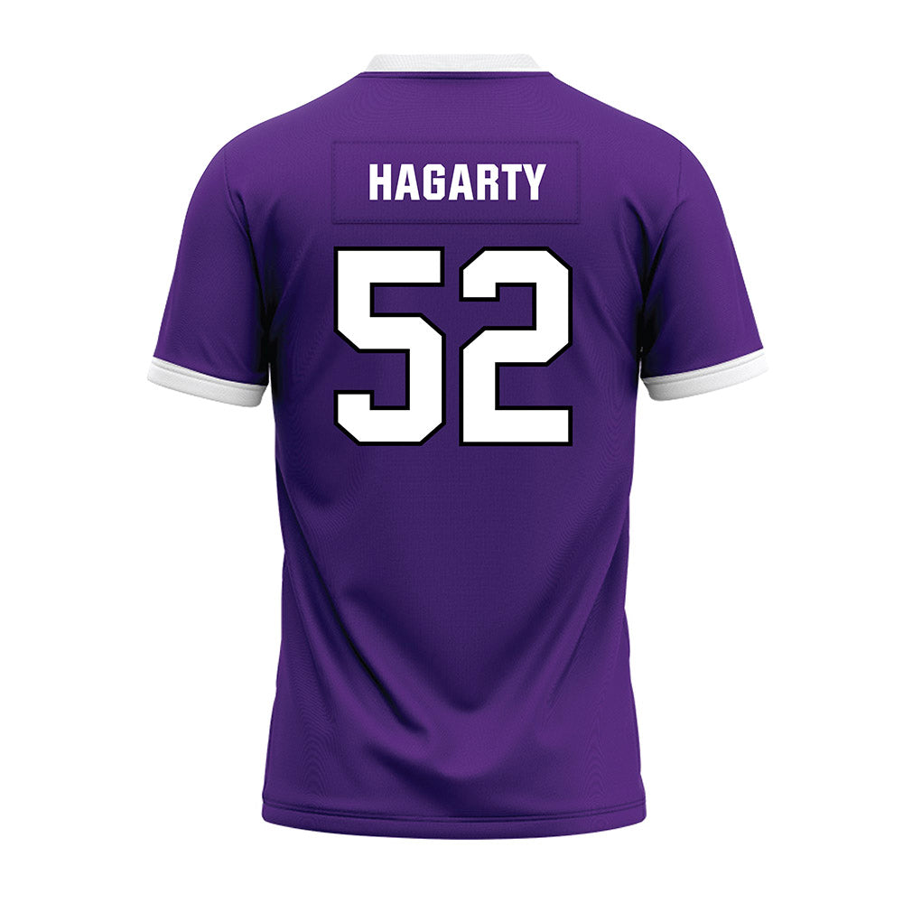 Northwestern - NCAA Football : Richie Hagarty - Purple Premium Football Jersey