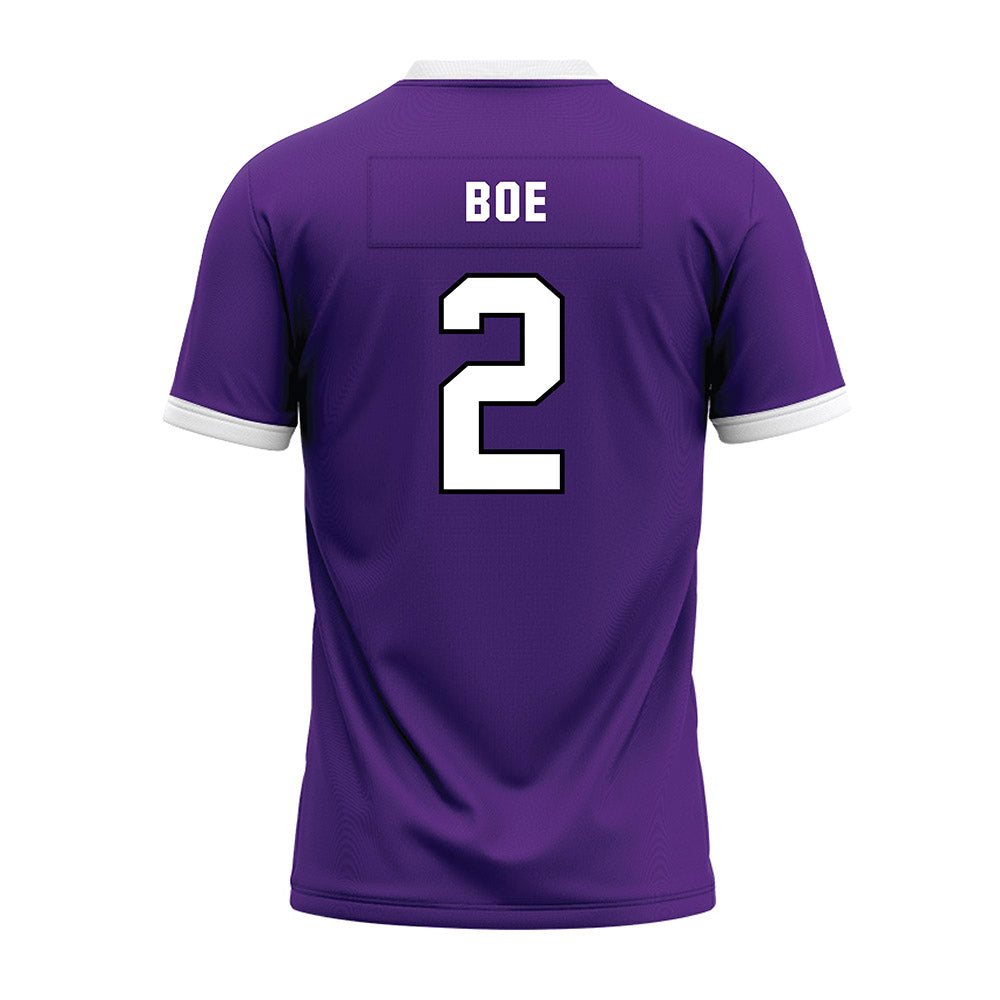 Northwestern - NCAA Football : Ryan Boe - Purple Premium Football Jersey
