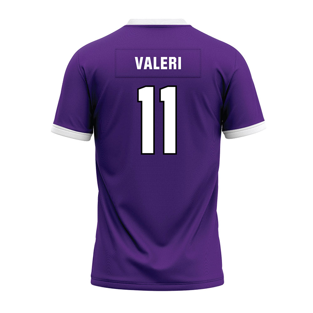 Northwestern - NCAA Football : Seth Valeri - Purple Premium Football Jersey-1