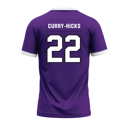 Northwestern - NCAA Football : Terrion Curry-Hicks - Purple Premium Football Jersey