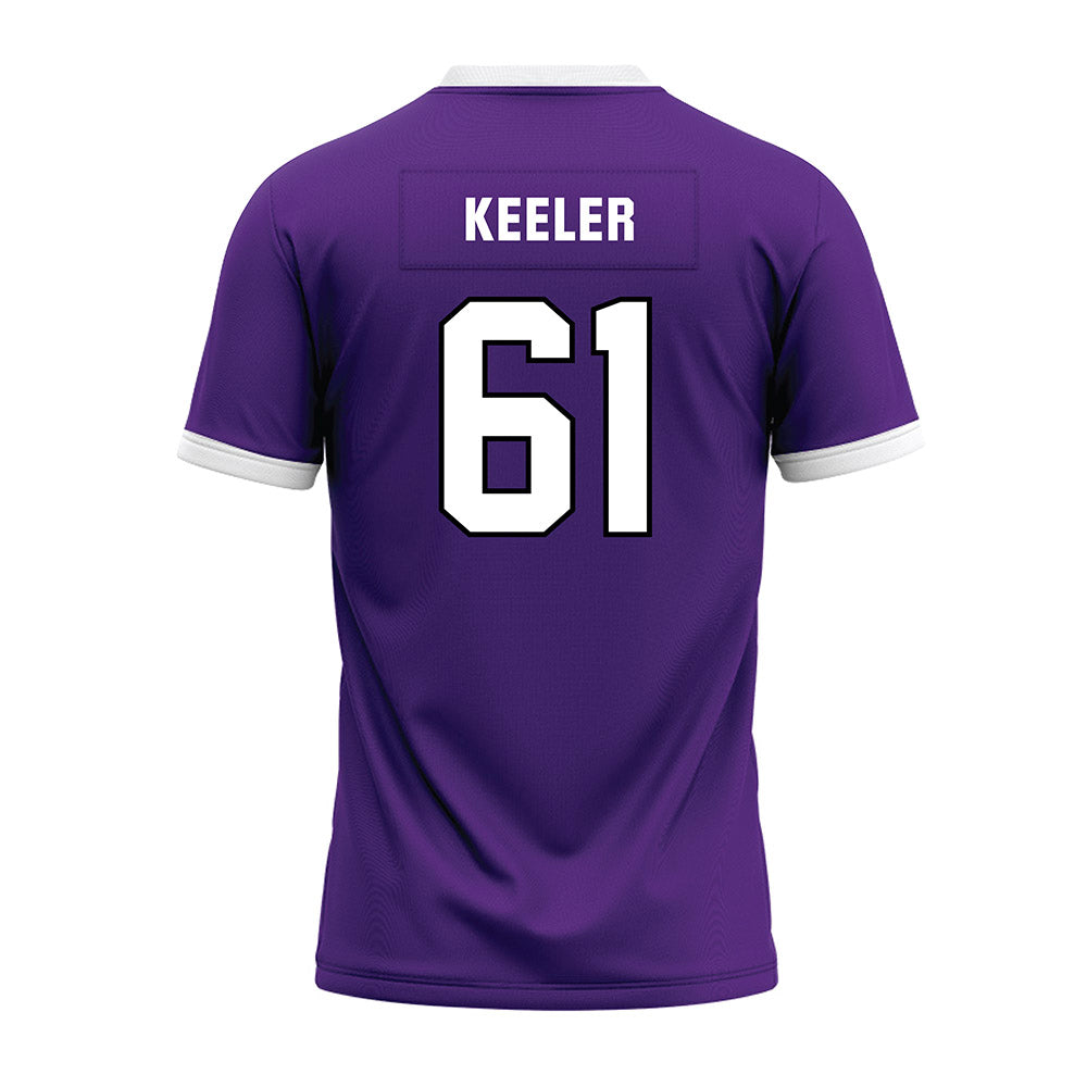 Northwestern - NCAA Football : Matt Keeler - Purple Premium Football Jersey