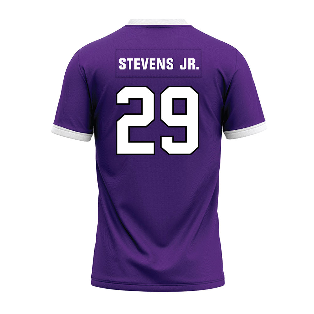 Northwestern - NCAA Football : JonJon Stevens Jr. - Purple Premium Football Jersey-1