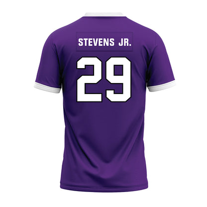 Northwestern - NCAA Football : JonJon Stevens Jr. - Purple Premium Football Jersey-1