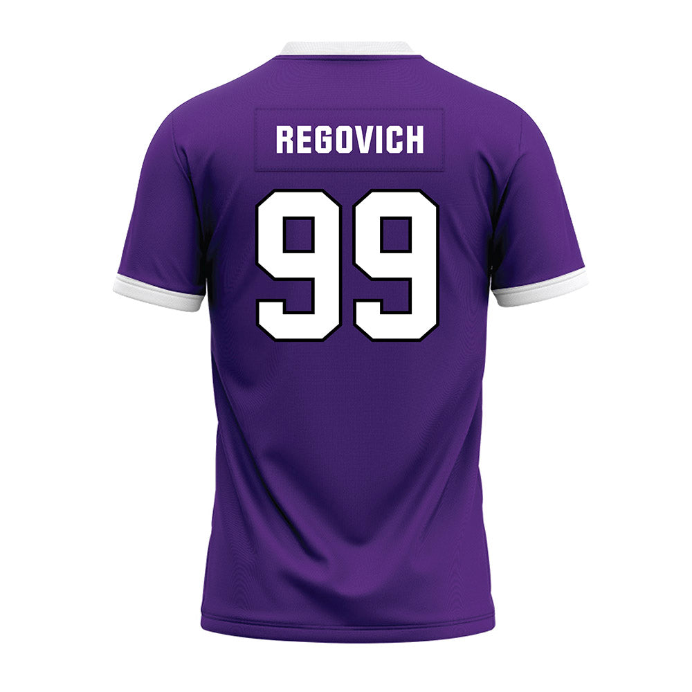 Northwestern - NCAA Football : Troy Regovich - Purple Premium Football Jersey-1