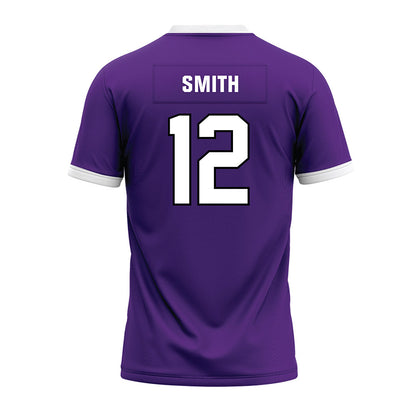 Northwestern - NCAA Football : Evan Smith - Purple Premium Football Jersey