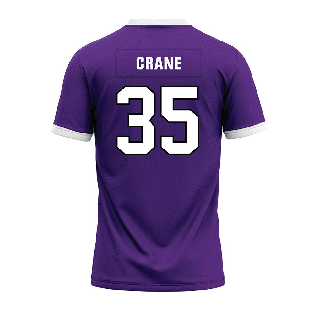 Northwestern - NCAA Football : Tate Crane - Purple Premium Football Jersey-1