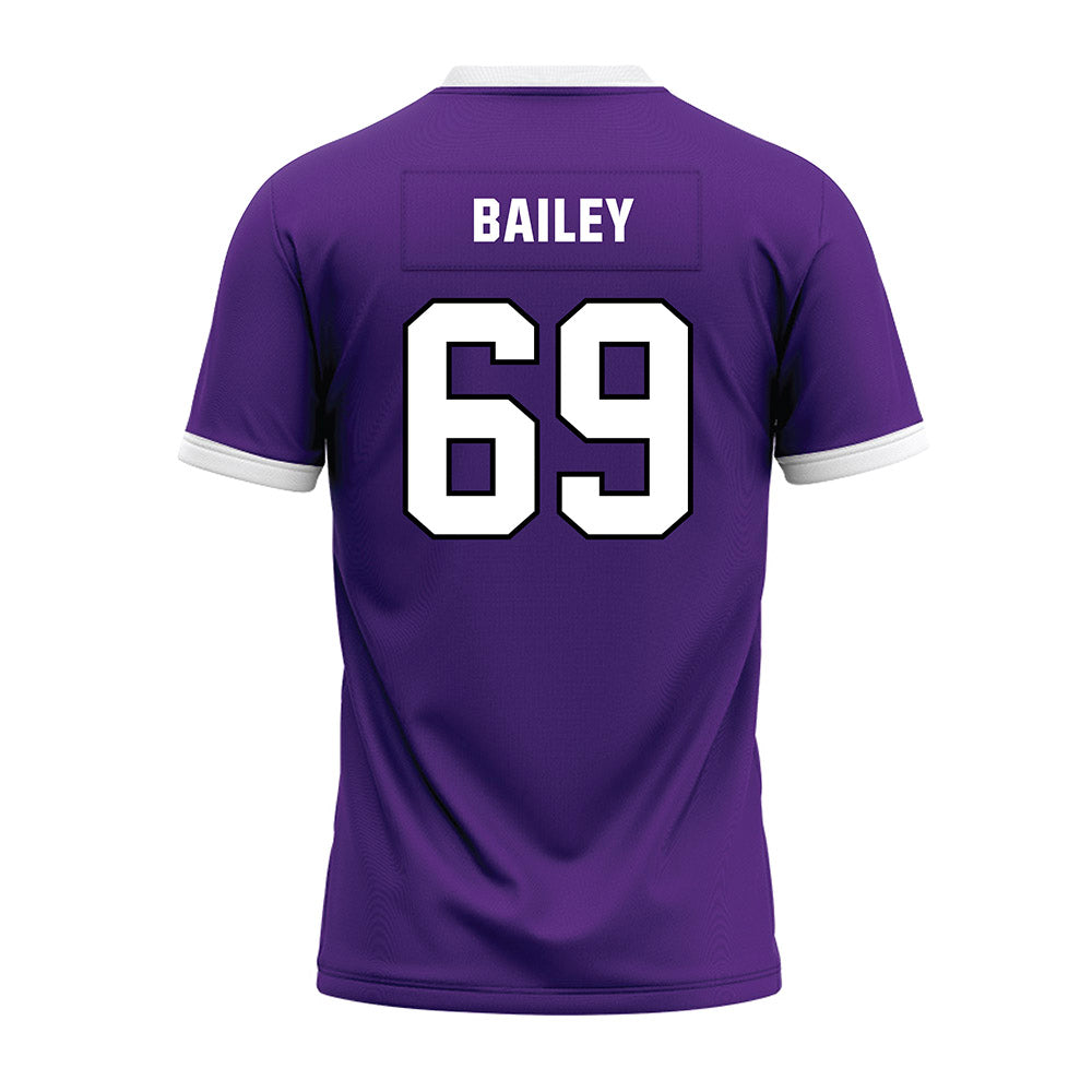 Northwestern - NCAA Football : Jack Bailey - Purple Premium Football Jersey