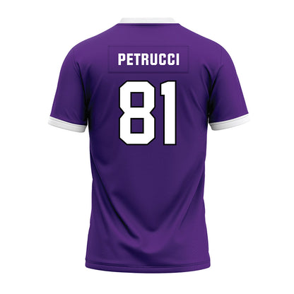 Northwestern - NCAA Football : Christopher Petrucci - Purple Premium Football Jersey