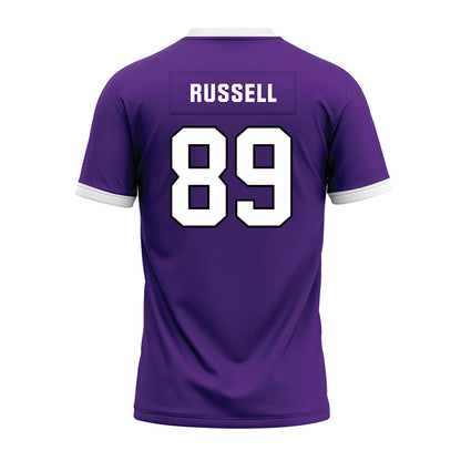 Northwestern - NCAA Football : Cam Russell - Purple Premium Football Jersey