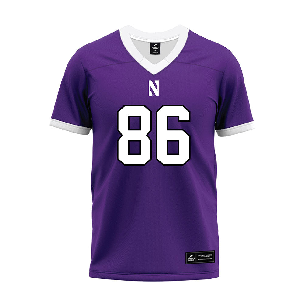 Northwestern - NCAA Football : Lawson Albright - Purple Premium Football Jersey