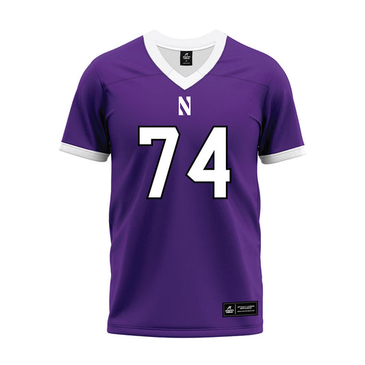 Northwestern - NCAA Football : Nicholas Herzog - Purple Premium Football Jersey