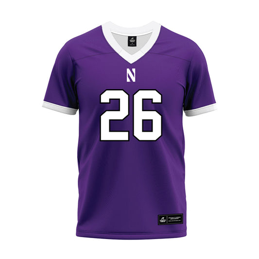 Northwestern - NCAA Football : Jalen Lewis - Purple Premium Football Jersey