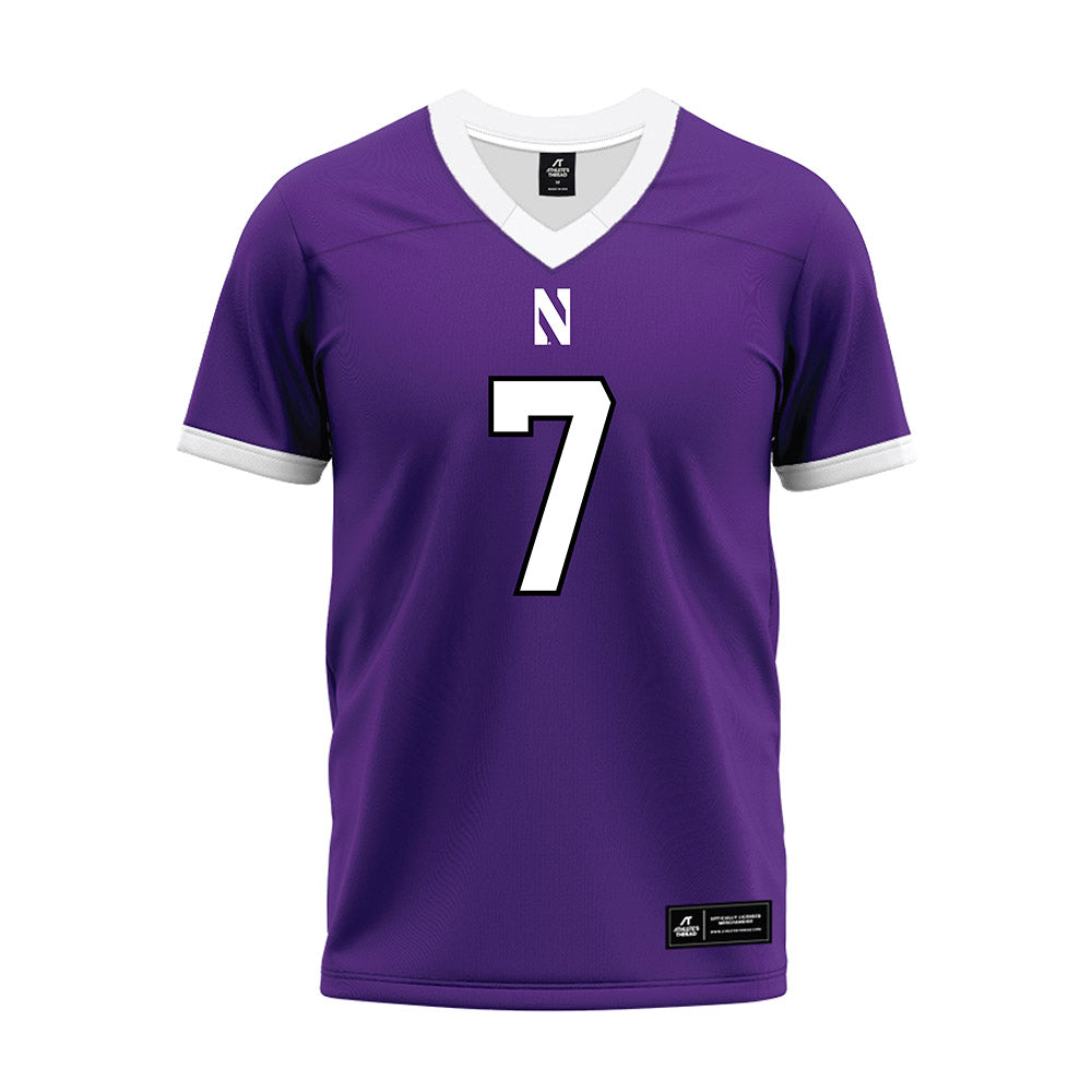 Northwestern - NCAA Football : Ore Adeyi - Purple Premium Football Jersey