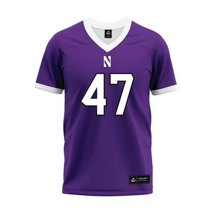 Northwestern - NCAA Football : Michael Kilbane - Purple Premium Football Jersey