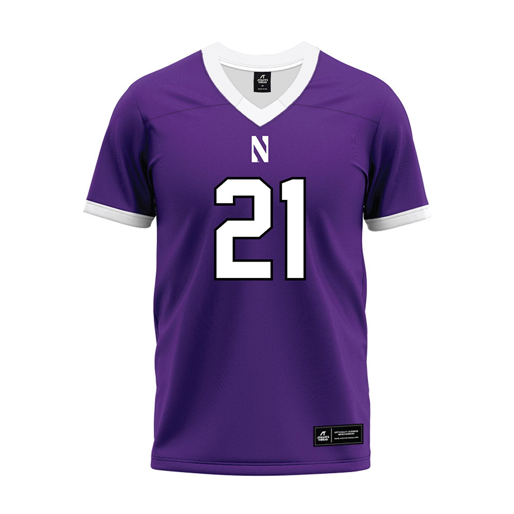 Northwestern - NCAA Football : Damon Walters - Purple Premium Football Jersey