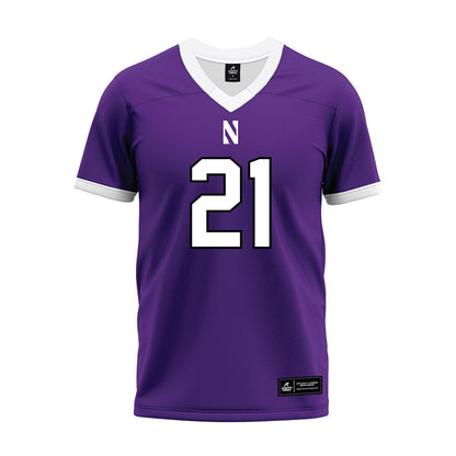 Northwestern - NCAA Football : Damon Walters - Purple Premium Football Jersey