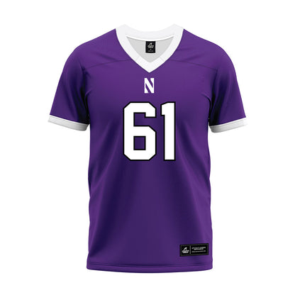Northwestern - NCAA Football : Matt Keeler - Purple Premium Football Jersey