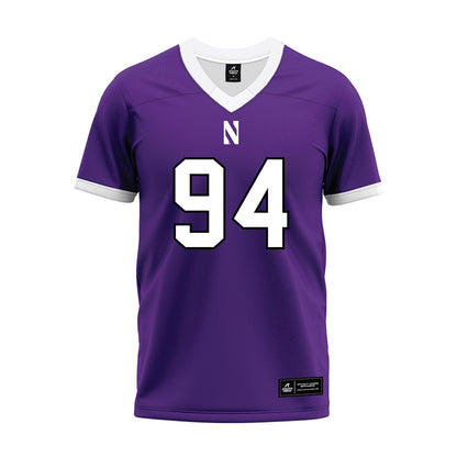 Northwestern - NCAA Football : Henry Helms - Purple Premium Football Jersey