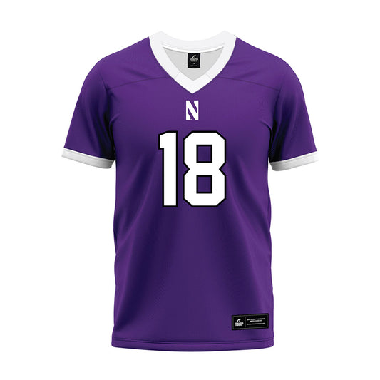 Northwestern - NCAA Football : Camp Magee - Purple Premium Football Jersey