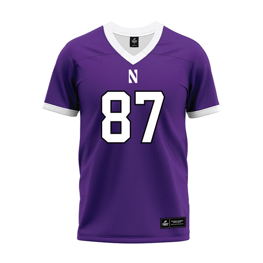 Northwestern - NCAA Football : Carson Grove - Purple Premium Football Jersey-0