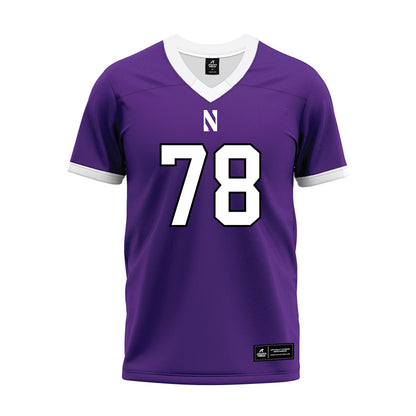 Northwestern - NCAA Football : Trey Boyd - Purple Premium Football Jersey-0