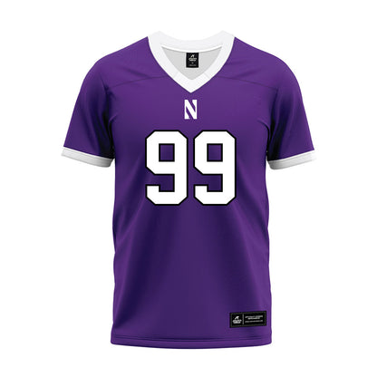 Northwestern - NCAA Football : Troy Regovich - Purple Premium Football Jersey-0