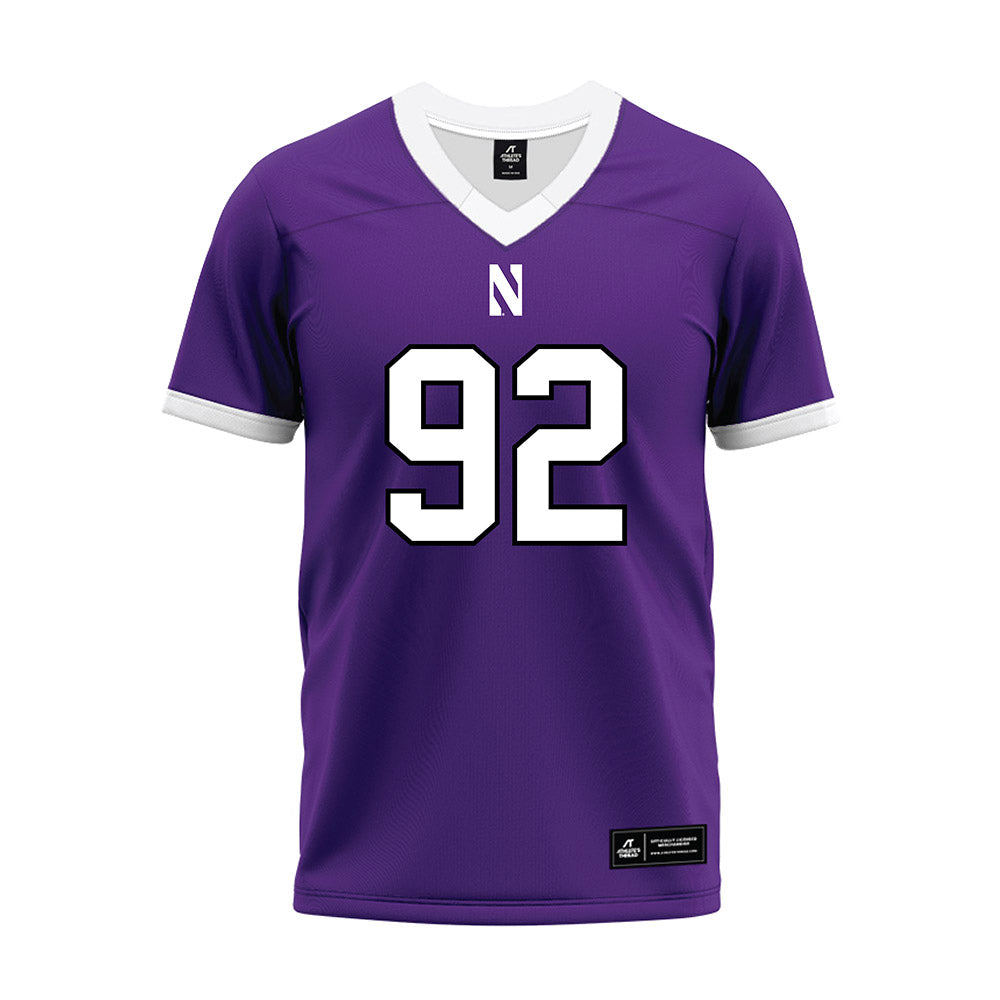 Northwestern - NCAA Football : Mason Green - Purple Premium Football Jersey