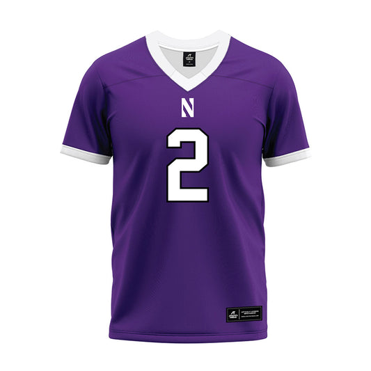 Northwestern - NCAA Football : Fred Davis II - Purple Premium Football Jersey-0