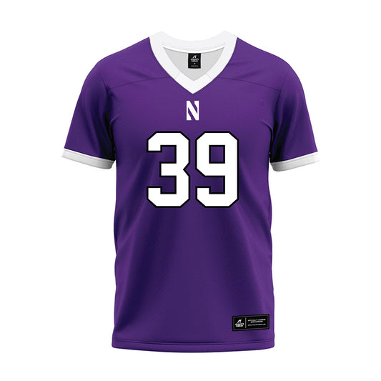 Northwestern - NCAA Football : Jack Florentine - Purple Premium Football Jersey