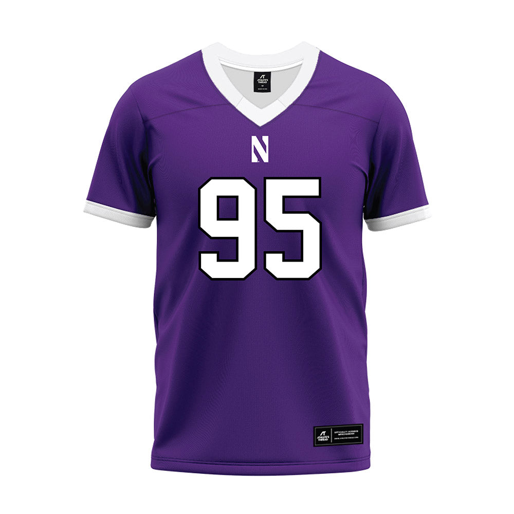 Northwestern - NCAA Football : Najee Story - Purple Premium Football Jersey