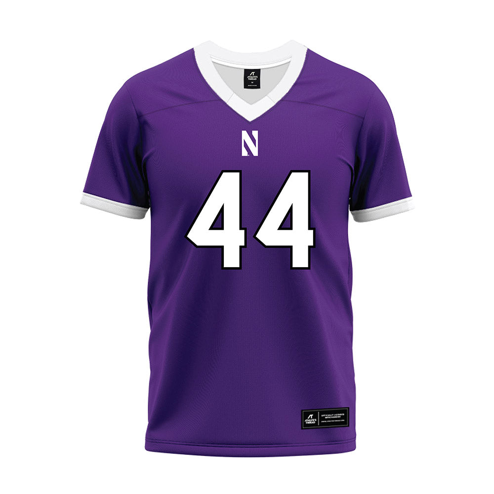 Northwestern - NCAA Football : Callen Campbell - Purple Premium Football Jersey-0