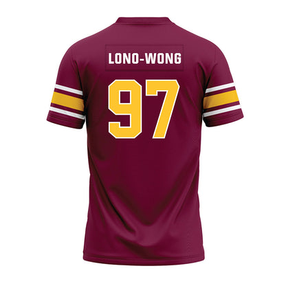 Arizona State - NCAA Football : Blazen Lono-Wong - Maroon Premium Football Jersey-1