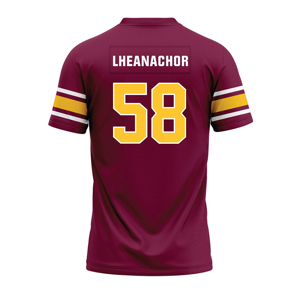 Arizona State - NCAA Football : Maxwell Lheanachor - Maroon Premium Football Jersey-1