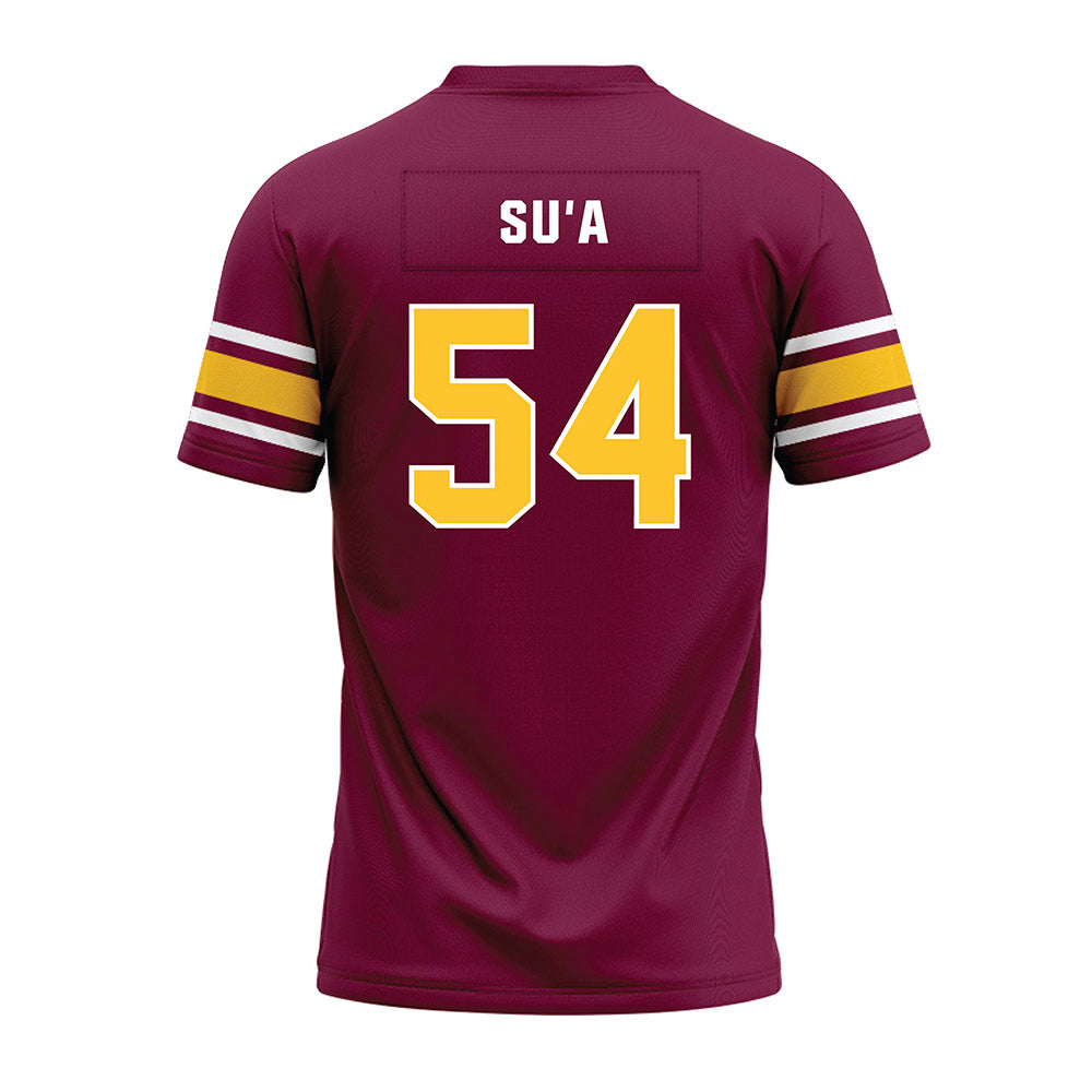 Arizona State - NCAA Football : Joey Su'a - Maroon Premium Football Jersey