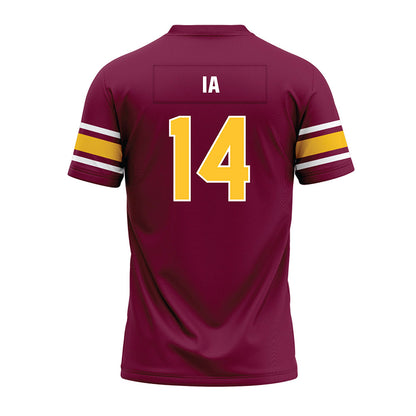 Arizona State - NCAA Football : Aaron Ia - Maroon Premium Football Jersey-1