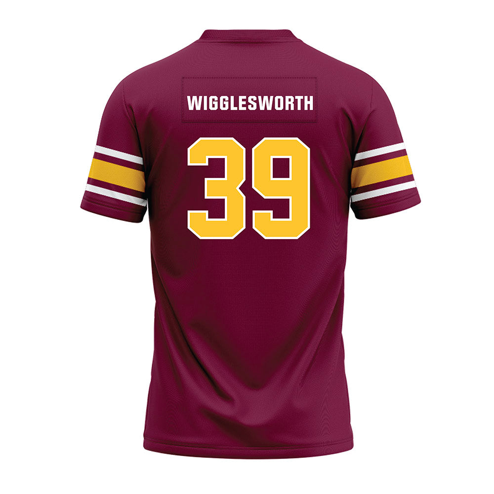 Arizona State - NCAA Football : Tyler Wigglesworth - Maroon Premium Football Jersey-1