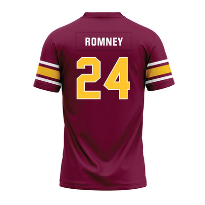 Arizona State - NCAA Football : Tate Romney - Maroon Premium Football Jersey