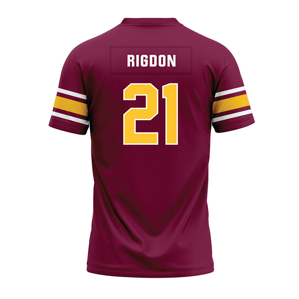 Arizona State - NCAA Football : Grayson Rigdon - Maroon Premium Football Jersey-1