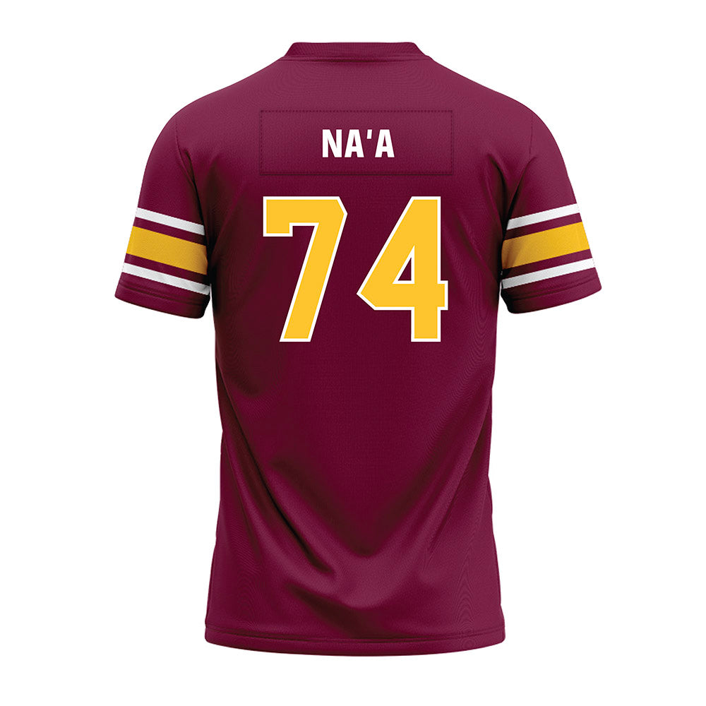 Arizona State - NCAA Football : Sean Na'a - Maroon Premium Football Jersey-1