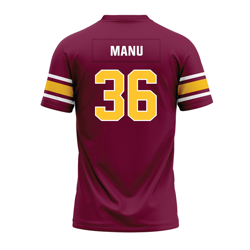 Arizona State - NCAA Football : Salesi Manu - Maroon Premium Football Jersey