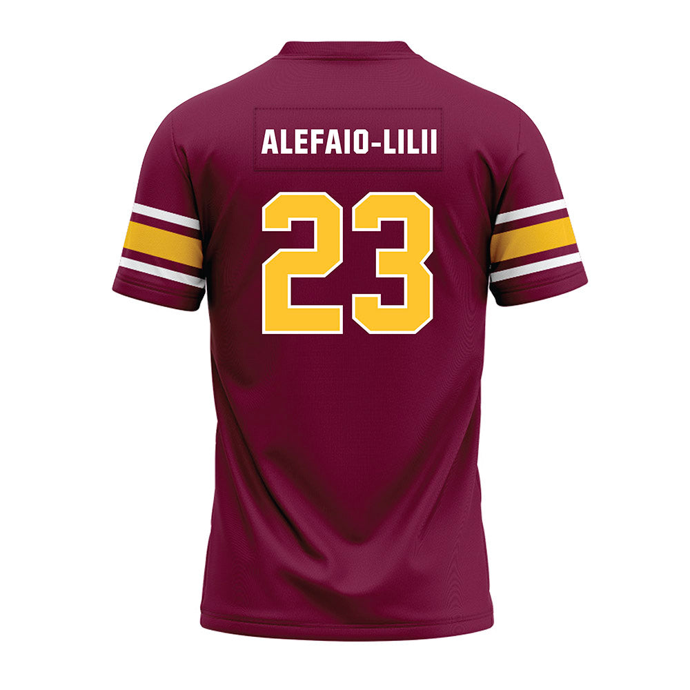Arizona State - NCAA Football : Benjamin Alefaio-Lilii - Maroon Premium Football Jersey-1