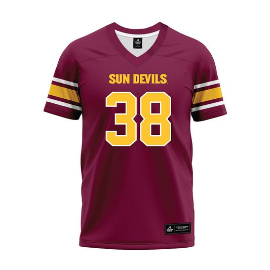 Arizona State - NCAA Football : Kyan McDonald - Maroon Premium Football Jersey