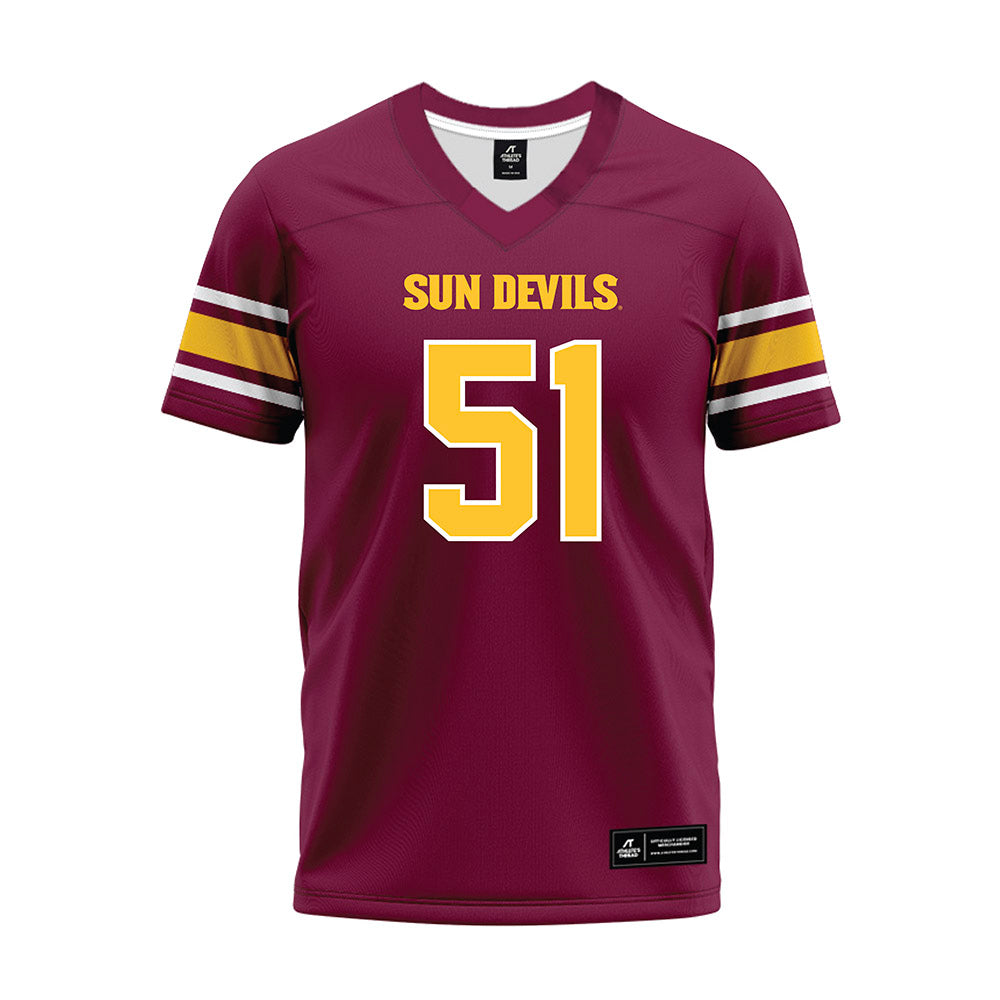 Arizona State - NCAA Football : Cole Marszalek - Maroon Premium Football Jersey