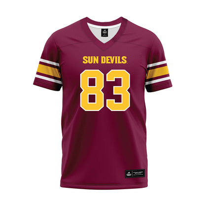 Arizona State - NCAA Football : Derek Eusebio - Maroon Premium Football Jersey