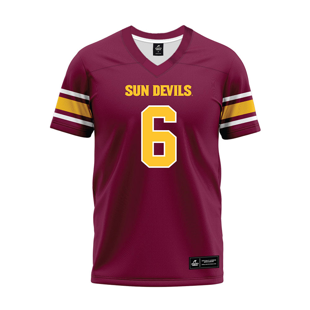 Arizona State - NCAA Football : Jeff Sims - Maroon Premium Football Jersey-0