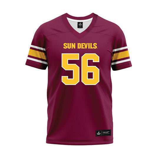 Arizona State - NCAA Football : Jalen Klemm - Maroon Premium Football Jersey