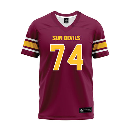Arizona State - NCAA Football : Sean Na'a - Maroon Premium Football Jersey-0