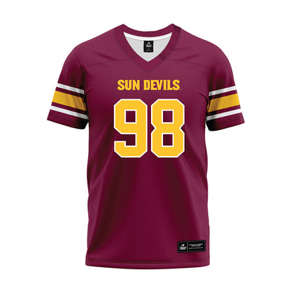 Arizona State - NCAA Football : Jacob Rich Kongaika - Maroon Premium Football Jersey